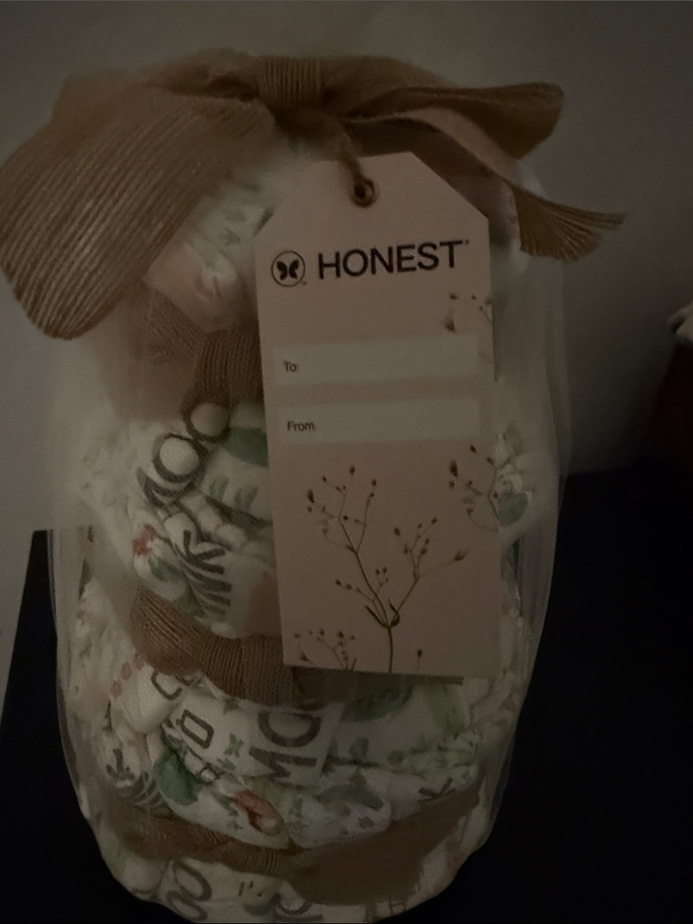 The Honest Company Neutral Beige and Green Baby Gift Set